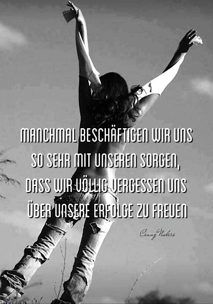 Dankbar sein für unsere Erfolge