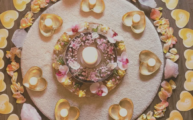 leuchtender Energiekreis